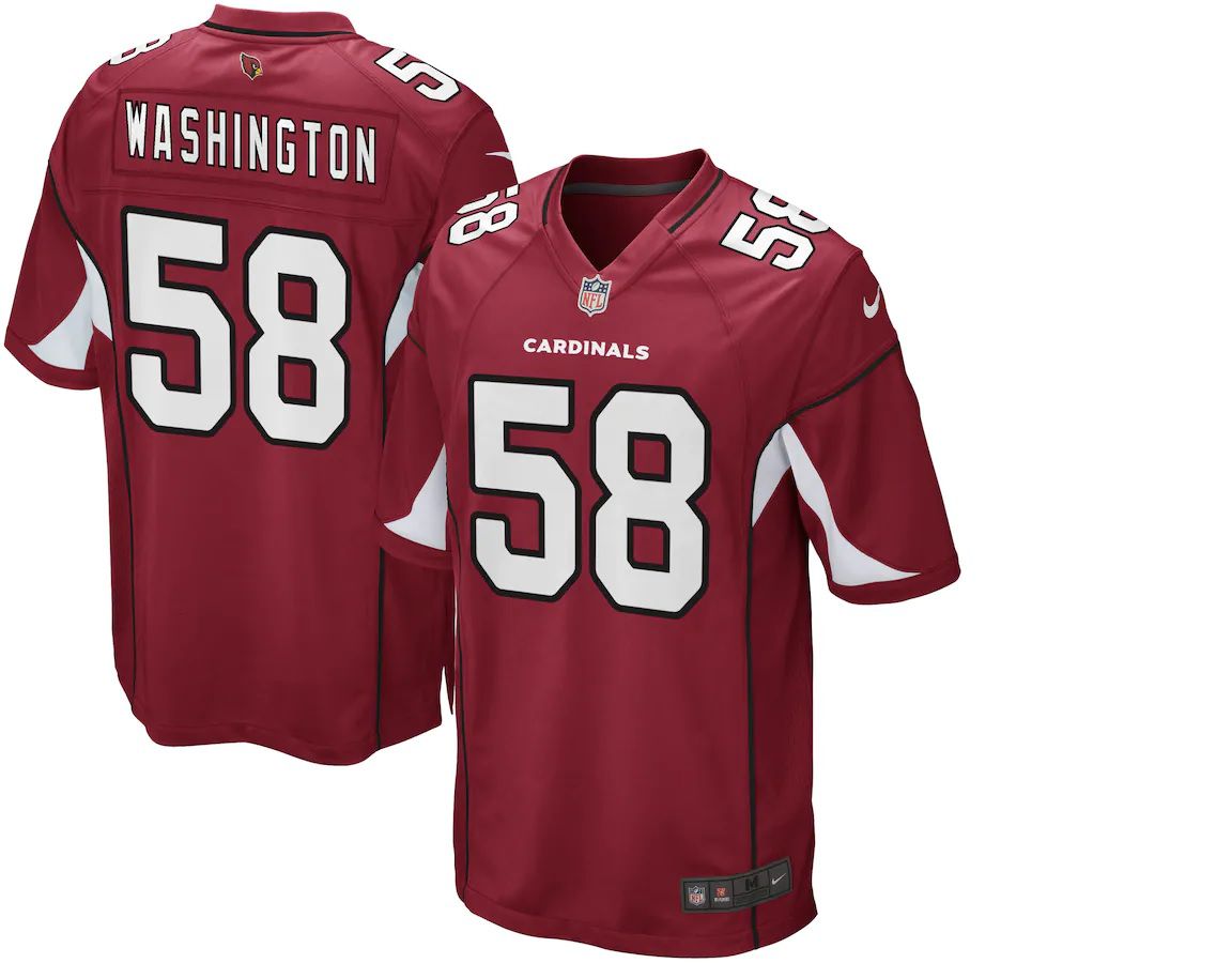 Men Arizona Cardinals #58 Daryl Washington Nike Cardinal Game NFL Jersey